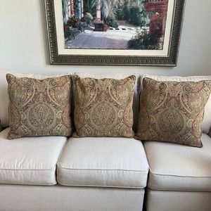 Vintage Inspired Custom Made Paisley Pillow Covers